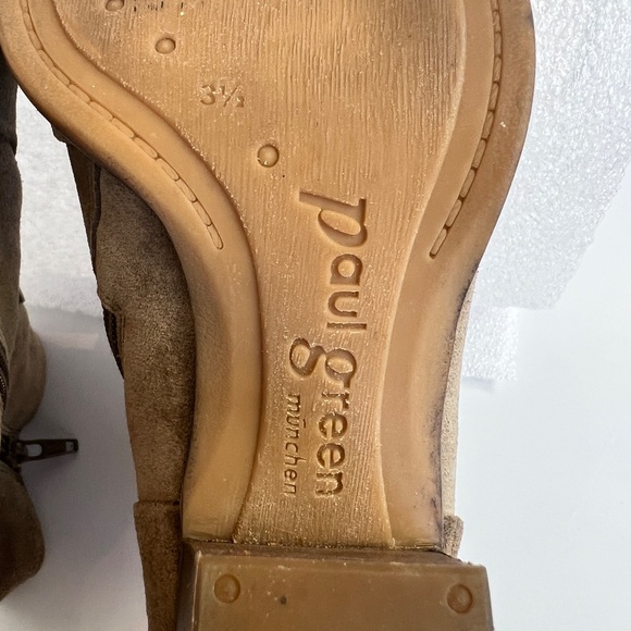 PAUL GREEN RILEY TAUPE SUEDE ROUND TOE ANKLE BOOTIE UK 3.5 (US 6) - Picture 11 of 14